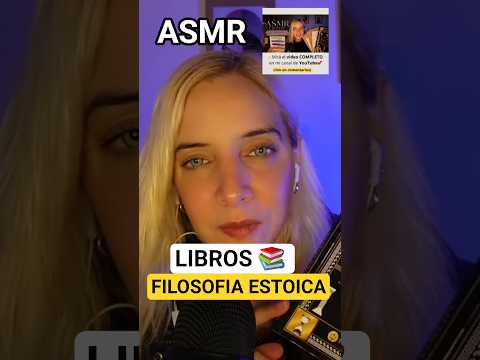 LIBROS SOBRE FILOSOFÍA ESTOICA 📚 (ASMR) #asmr #asmrlibros #asmrestoicismo #estoicismo #estoico
