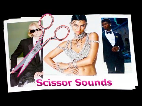 ASMR | Cutting Magazine Pictures | Scissor Sounds | Paper Sounds | No Talking