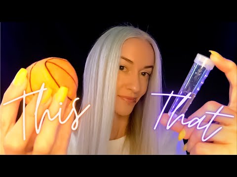 ASMR | ✨ This or That ✨ (mouth sounds - tapping - light triggers)