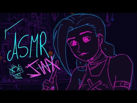 ASMR Jinx repara tu juguete 💙💥 | Roleplay de Arcane