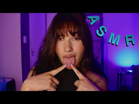 ASMR LINGUA E SPIT PAINTING COMBINAÇÃO INSANA