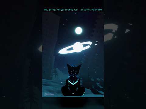 Protogen visits Copper 9 (Murder Drones Exoplanet) #protogen #murderdrones #furry #vrchat #snow
