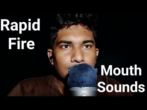 ASMR : Rapid Fire Mouth Sounds No Talking  (Ear To Ear)