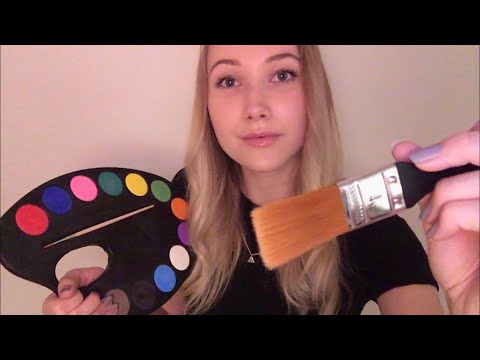 ASMR Painting You A New Face (Soft Spoken)