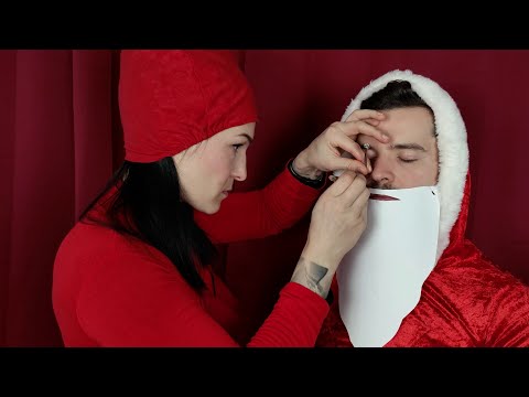 Fix & Repair Santa Claus Face [ASMR] *Get Ready For Christmas*