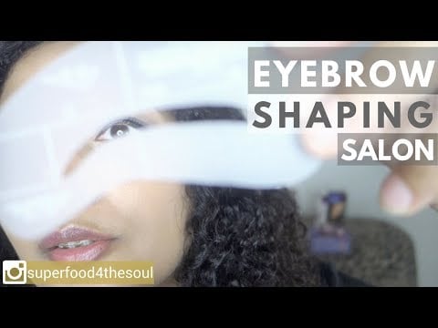 Eyebrow shaping and tattoo salon - ASMR - Vibration series