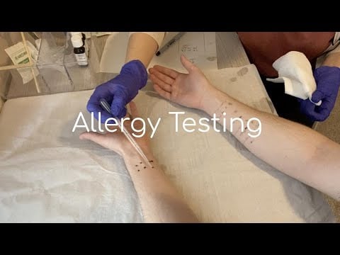 Allergy Testing Exam - Real Person ASMR