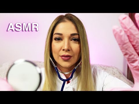 [ASMR] Nurse Elena Checks Your Fever, Heartbeat and Blood Pressure (Personal Attention)