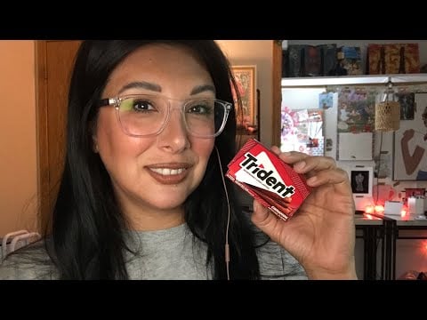 Gum Chewing No Talking Snap Crackle Pop asmr- animated filter 