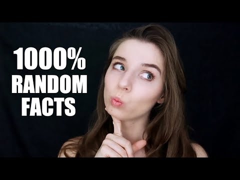 ASMR VERY Random Facts. Binaural Ear-To-Ear Whispered.