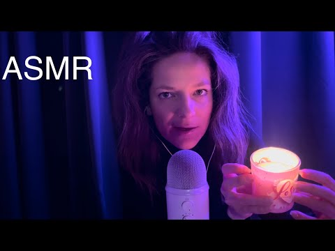 ASMR | Relax on Sunday | Gentle Triggers - Candle Burning, Tapping, Brushing, Mouth Sounds