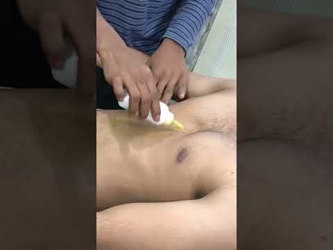 ASMR chest Massage #sleepaidasmr #instantsleep #lahoribarber #chestmassage #chesttrim #stronghands