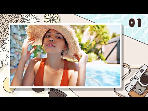 Daily ASMR 📔 Carnet d'Été 👙 La piscine (Eau, Tapping verre, Bouée)