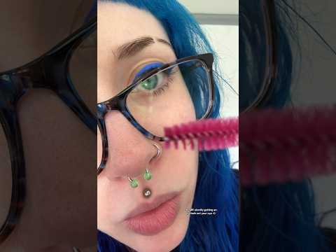 ASMR silently getting an eyelash out your eye 👁️ #shorts #asmr