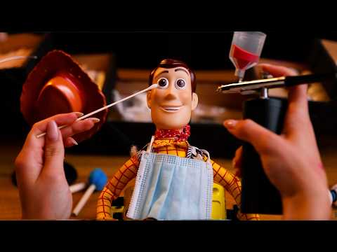 ASMR Giving Woody A Check-Up