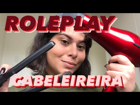 ASMR | ROLEPLAY | CABELEIREIRA 💇🏻‍♀️ 🧖🏻‍♀️ | Relaxamento com Corte, Lavagem e Chapinha