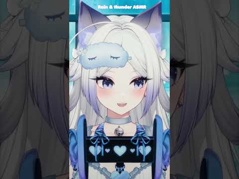 Rain&Thunder ASMR #shorts #asmr #notalkingasmr #vtuber #asmrshorts #thunderasmr #rainasmr