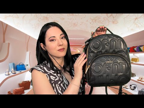 ASMR POV: SEI NEL MIO NEGOZIO DI BORSE RILASSANTE 🎒