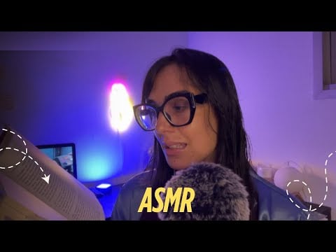 (asmr) Lendo pra você dormir e descansar a mente agitada