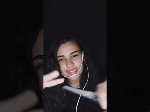 ASMR CORTANDO SUAS ENEGIAS NEGATIVAS!#sono #dormir #viral #shorts #short #sonsdeboca#trigger#tapping