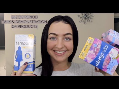 [ASMR] Big Sis Talks Period With You RP