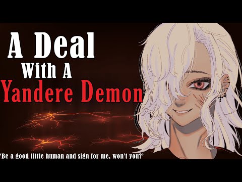Deal with a Yandere Demon [ASMR roleplay] (A4A) [human listener] [summoning] [dominant speaker]