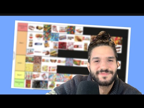 ASMR FRANÇAIS TIER LIST DE MES BONBONS ET GÂTEAUX PRÉFÉRÉS