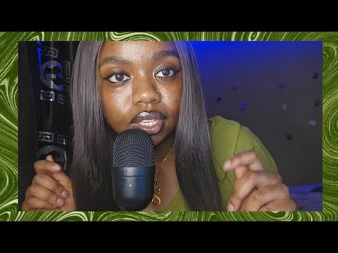ASMR Green Vibes Only 🥝 Mouth Sounds for Sleep (layered sounds, tingly) 