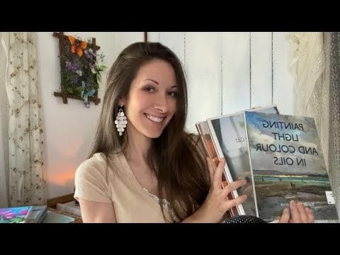 Book ASMR | Library haul | gripping, tapping, page turning, whispers,