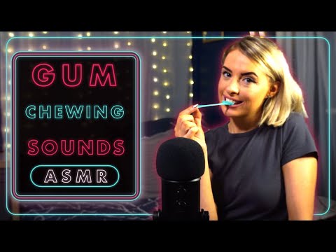 [ASMR] Gum Chewing and Blowing Bubbles!!