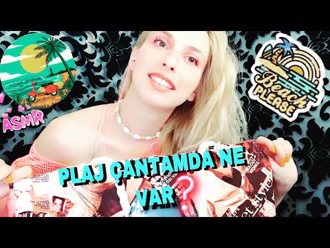 Asmr ☀️ PLAJ ÇANTAMDA NE VAR ??? Pentiden 3 al 2 öde ne aldım???