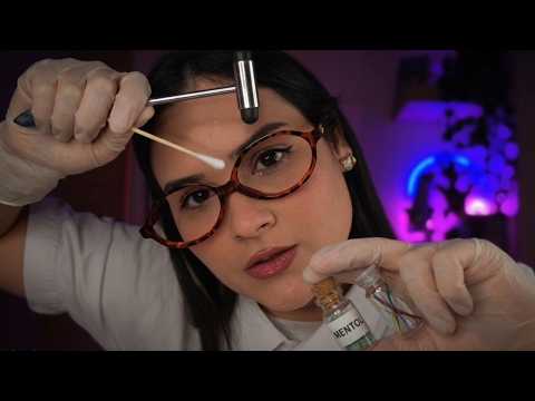 ASMR Médico | Exame completo e Detalhado ✨️ Nervos Cranianos