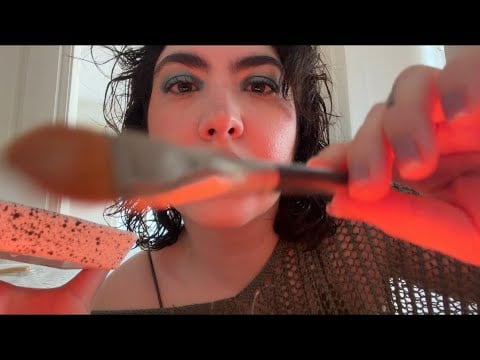 Asmr | Te arrumando pra assistir o jogo do Brasil