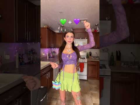 “Green & purple never look good together”
