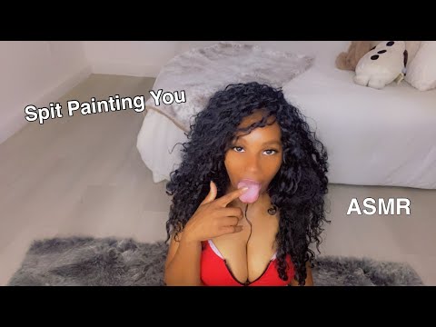 ASMR Spit Painting You 🎨