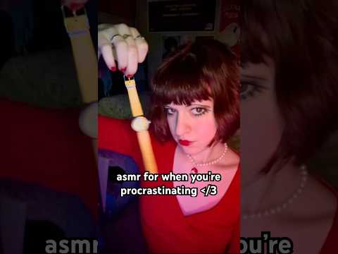 asmr for when you’re procrastinating #asmr #glam