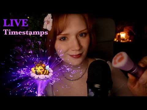 ASMR😴Clicky Inaudible whisper,Honey spoon,Spit painting Light gloves,Kisses,Plucking,Eye cleaning✨
