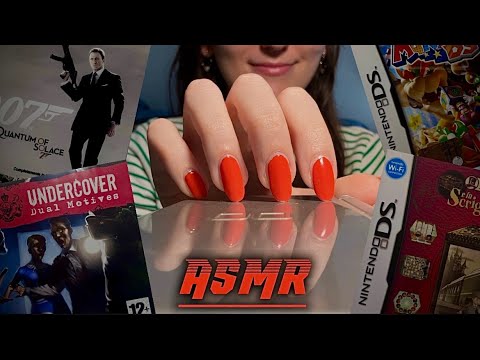 NINTENDO DS *Scratching, Tapping, Show & Tell* | ASMR ITA 🎮🇮🇹