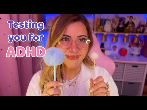 ASMR ••• Testing you for ADHD •••