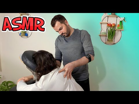 ASMR MASSAGE - I MADE A NECK MESSAGE (TO LADY SEDEF )
