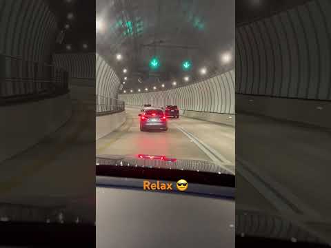 Relaxing POV Drive in tunnel ASMR