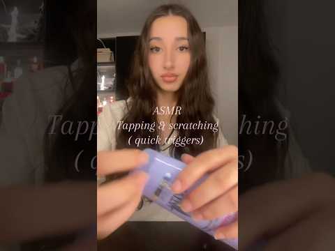 Asmr tapping & scratching for sleep | quick triggers #asmr #relax #tapping #scratching #girly #sleep