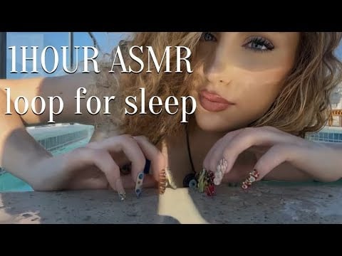 1HR of Wet Concrete ASMR (loop for sleep)