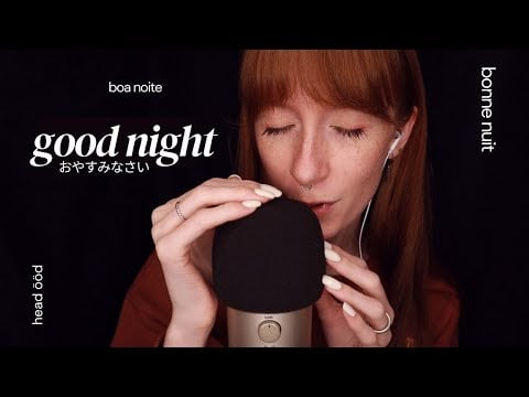 ASMR ⚡️ Whispering "Good Night" in 8 Languages While You Fall Asleep