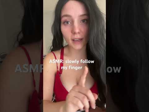 follow my finger slowly 🤍#asmr #girlfriendasmr #visualasmr #focus #tingles