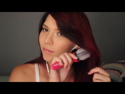 ASMR Hair Brushes, Makeup Brushes, & Rambling