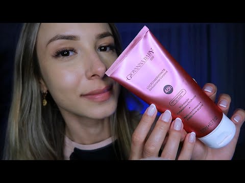 ASMR CREMOSO E DELICADO ☁️ creme nas mãos, sons de boca, mãos na tela..