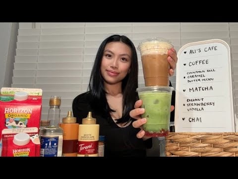 LOFI ASMR Barista makes your drinks at Cafe 🍵 (Roleplay)