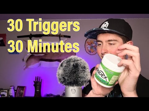 ASMR 30 Triggers in 30 Minutes | 30k Subscriber Special