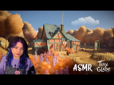 ASMR ~ Building a Cozy Home in Tiny Glade 🍂 Relaxing Autumn Game 🍂 Clicky Sounds